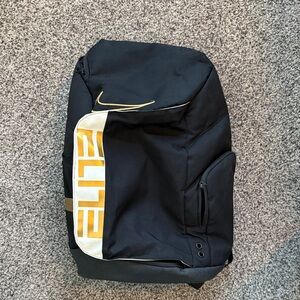 Nike Elite Basketball Backpack - Black/Gold
